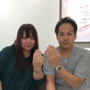 高松店のお客様紹介 高松店ブログ 婚約指輪 結婚指輪のi Primo アイプリモ