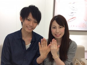 高松店のお客様紹介 高松店ブログ 婚約指輪 結婚指輪のi Primo アイプリモ