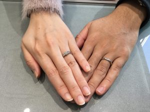 徳島店 お客様紹介 M様 N様 徳島店ブログ 婚約指輪 結婚指輪のi Primo アイプリモ