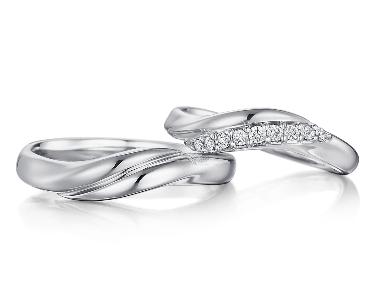 オーロラ｜結婚指輪（マリッジリング）｜カップルに人気の婚約指輪