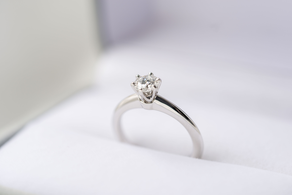 婚約指輪 安い プラチナ ダイヤモンド リング 0.2カラット 鑑定書付