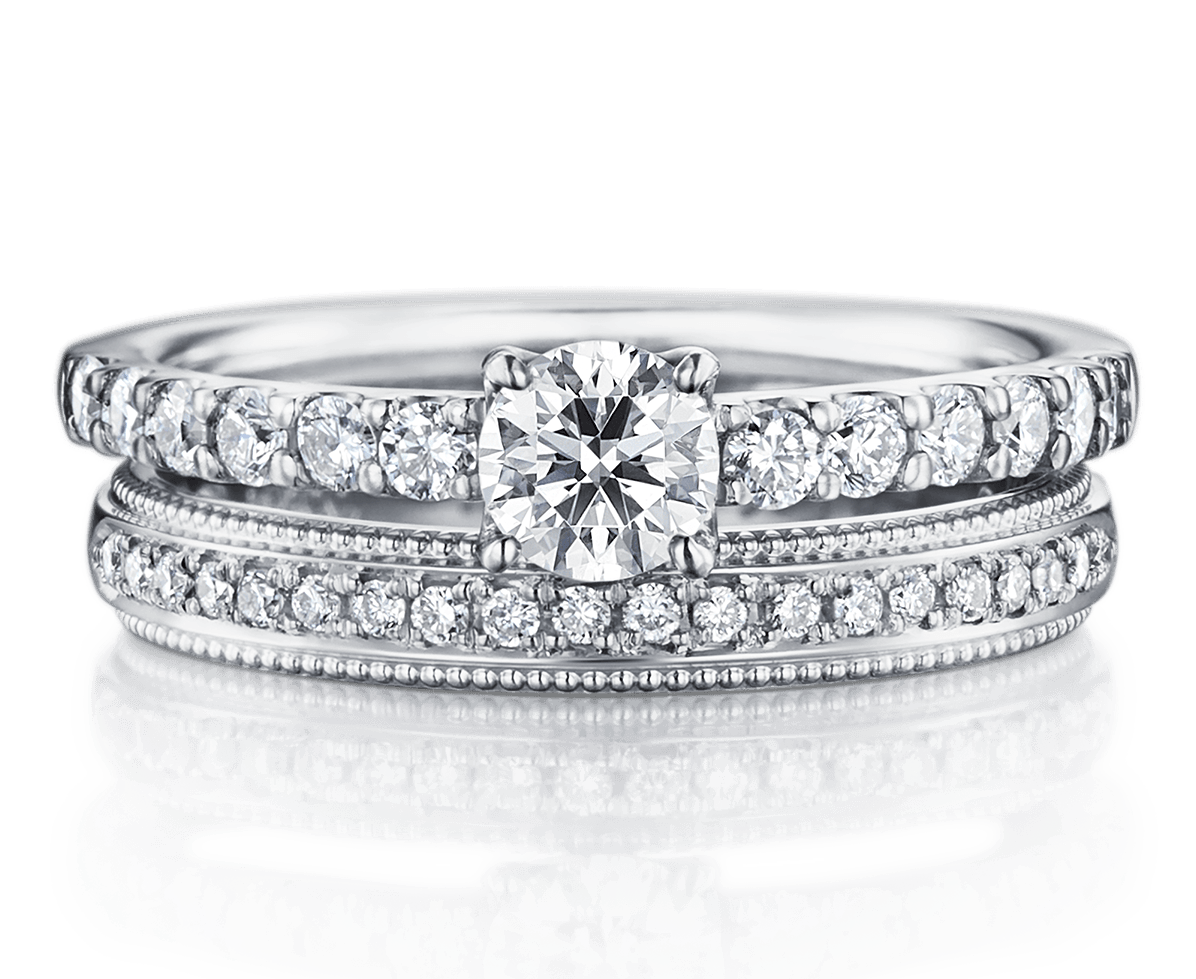 ステラ&フレイ｜セットリング｜カップルに人気の婚約指輪,結婚指輪はI 