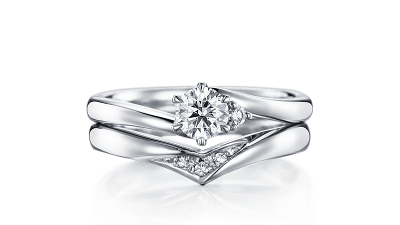 アルフェラ&レイア｜セットリング｜カップルに人気の婚約指輪,結婚指輪 